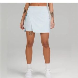 NWT Lululemon athletica Light Blue Mini Skirt